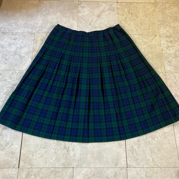 Vintage Pendleton Blazer & Skirt Set Plaid Virgin Wool Women's 2-Set - Picture 9 of 14